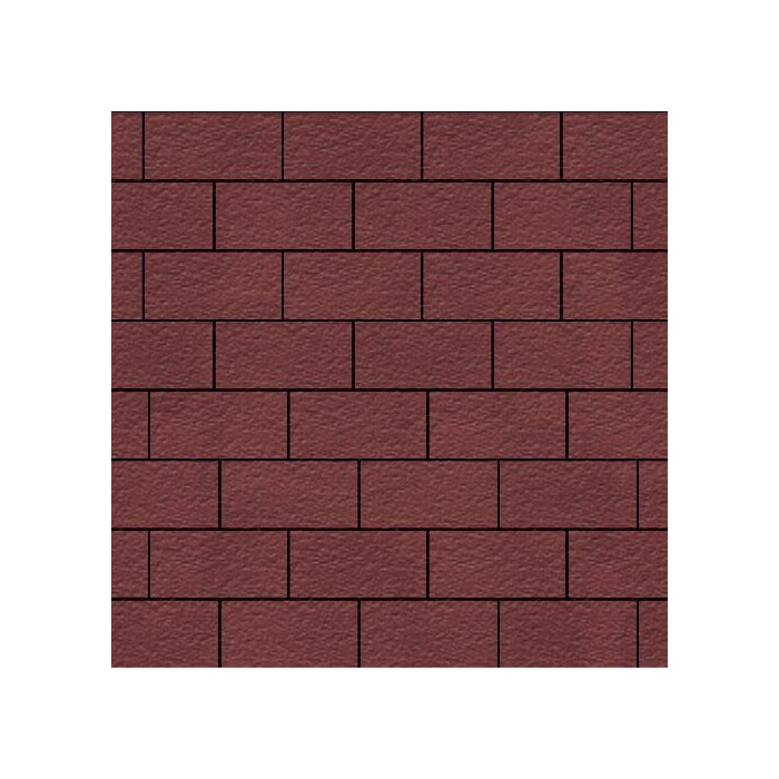 Тротуарная плитка Steinrus Прямоугольник Лайн 200х100х40 мм Красный Бассировка