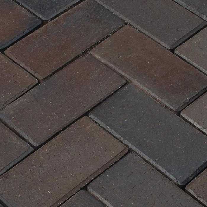 Клинкерная брусчатка Penter Titan braun-anthrazit, 240x118x52 мм